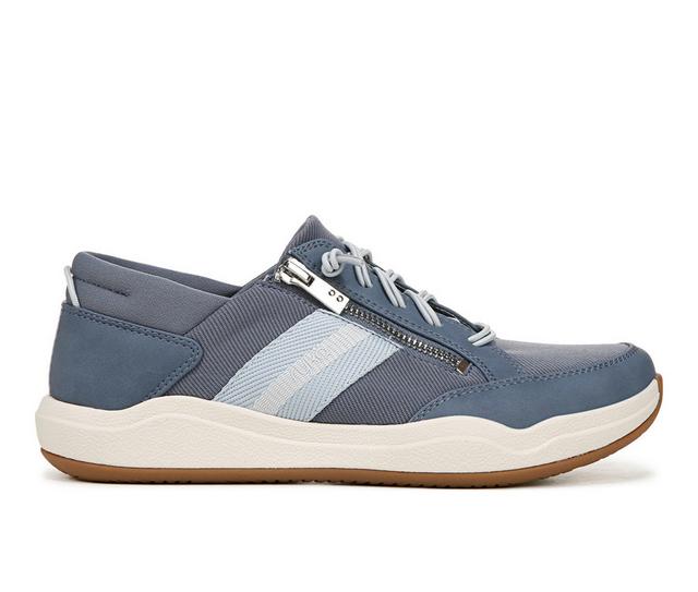 Women's Ryka Carefree Zip Sneakers in Flinstone Blue color