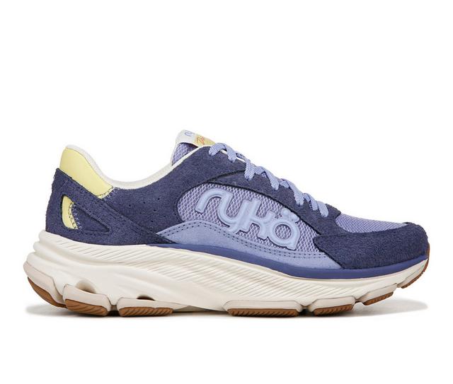 Women's Ryka Devotion X Max Classic Walking Sneaker Walking Shoes in Dusk Blue color
