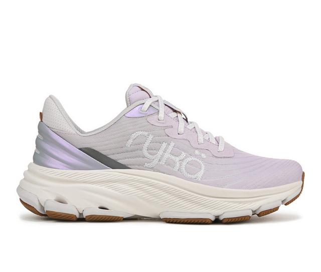 Women's Ryka Devotion X Max Plus Walking Shoes in Soft Purple color