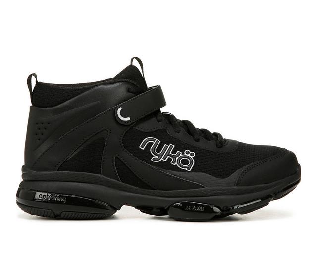 Women's Ryka Devotion XT Mid 2 Walking Shoes in Black color