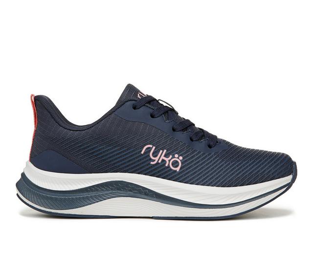 Women's Ryka Genuine Walking Shoes in Academy Blue color