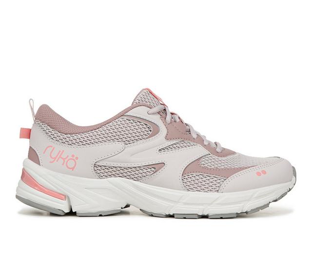 Women's Ryka Invoke Walking Shoes in Lilac Grey color