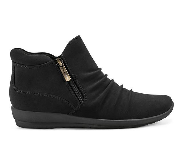 Women's Easy Spirit Aleta Booties in Black color