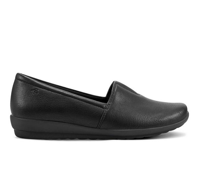 Women's Easy Spirit Arlie Loafers in Black color