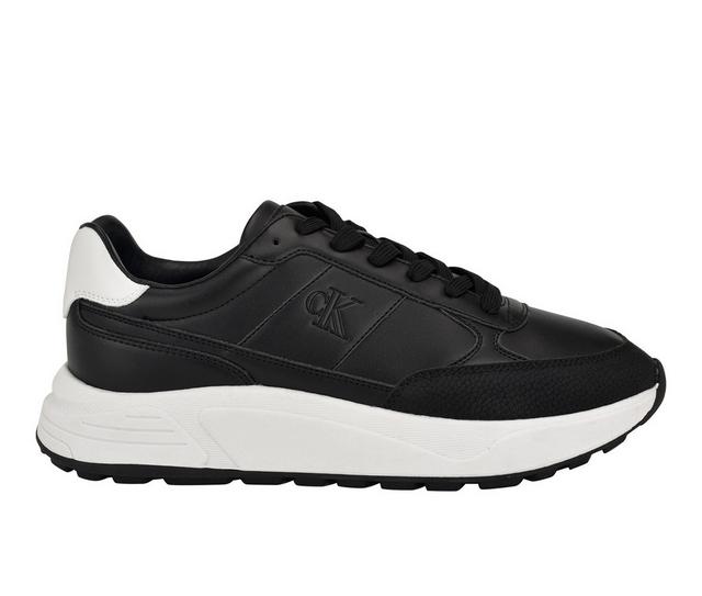 Men's Calvin Klein Blend Sneakers in Black / White color