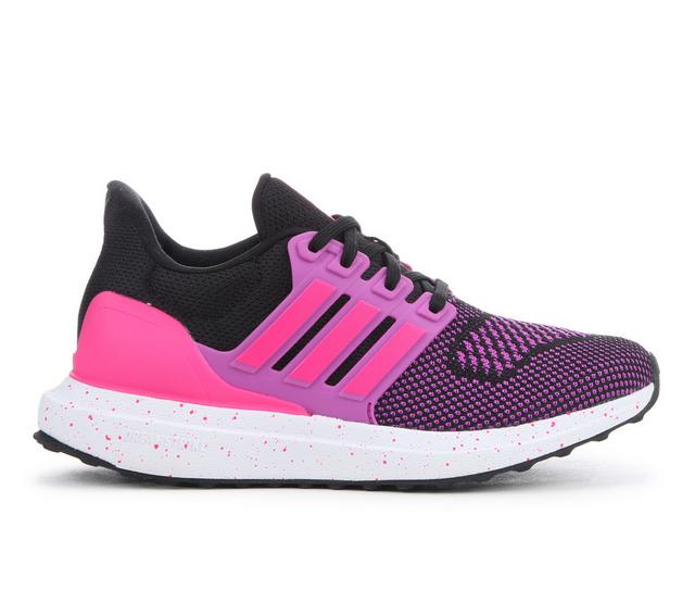 Girls' Adidas Big Kid UltraDream DNA Running Shoes in Plum/Red color