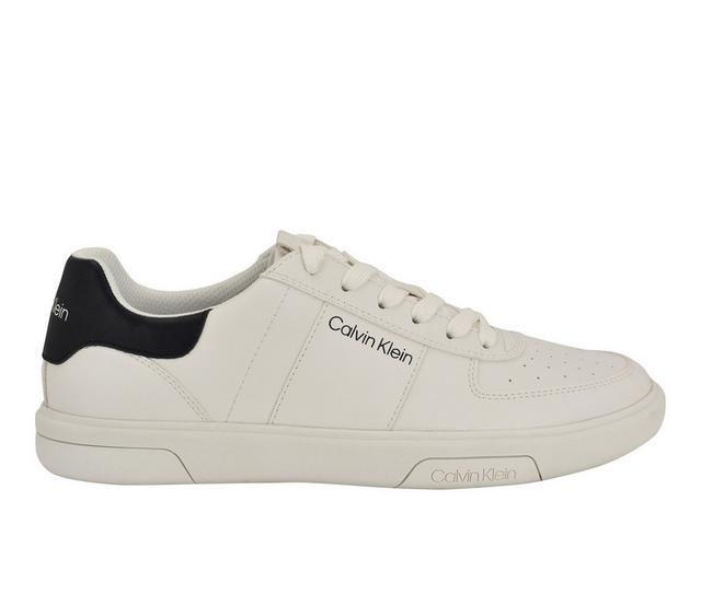 Men's Calvin Klein Glenti Sneakers in Ivory / Black color