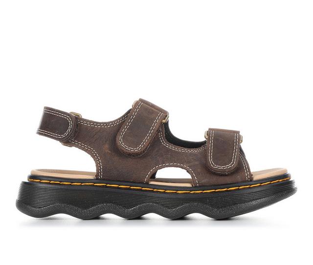 Kids' Dr. Martens Little Kid & Big Kid Virden J Wyoming Sandals in Dark Brown color