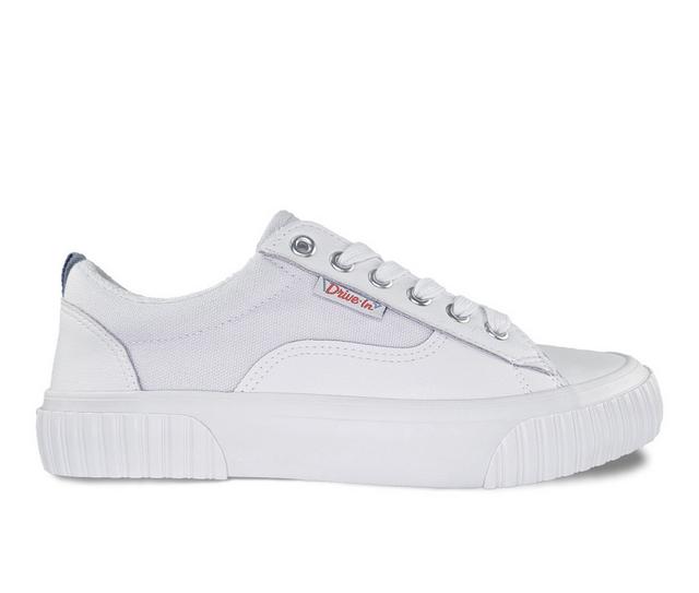 Women's Drive-In Originals Showtime Sneakers in White color