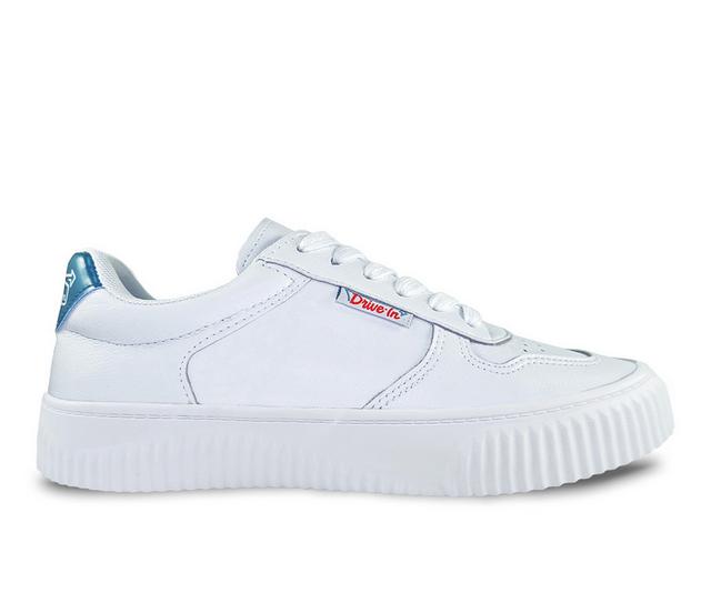 Women's Drive-In Originals Hollywood Sneakers in White color