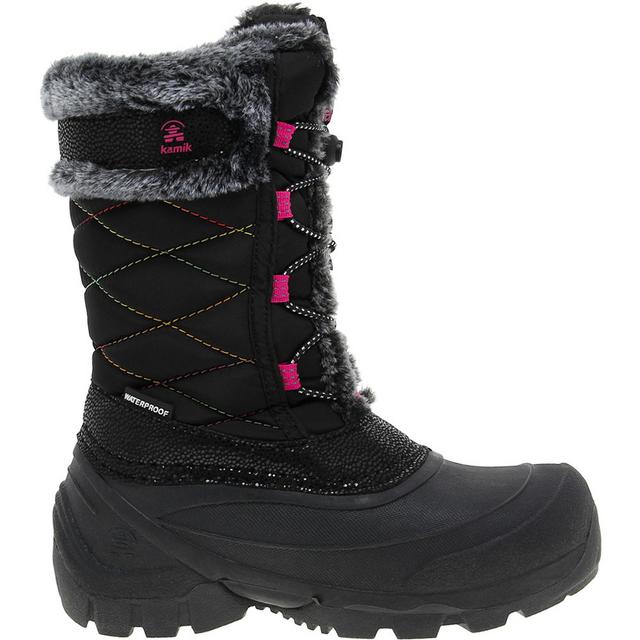 Kamik Star 3 Winter Boots in BLACK PINK color