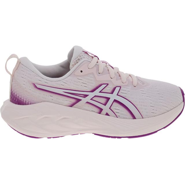 ASICS Novablast 4 Gradeschool Girls Running Shoes in Peach/Maroon color