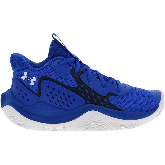 Under Armour Jet 23 Gradeschool Boys Basketball Shoes in Royal White color