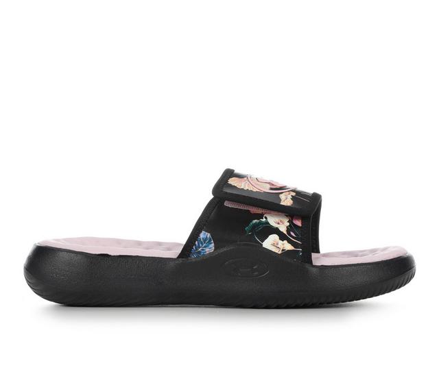 Under Armour W Ignite Pro 8 Graphic Sport Slides in Black color