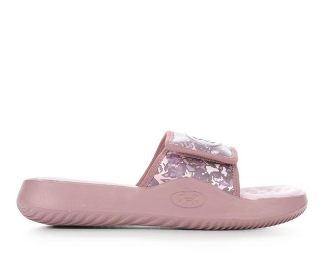 Under Armour W Ignite Pro 8 Graphic Sport Slides in Hushed Pink color