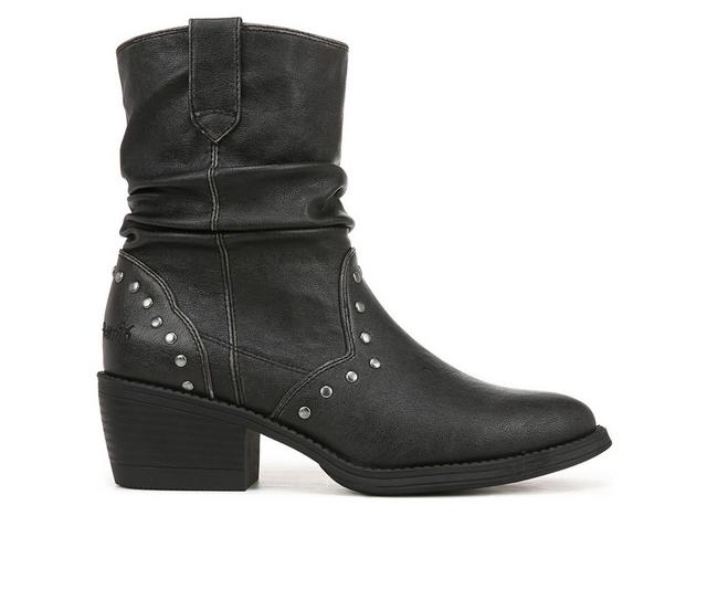 Women's Blowfish Malibu Rebel Western Boots in Black color