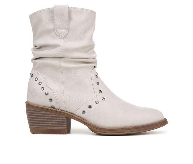 Women's Blowfish Malibu Rebel Western Boots in Off White color