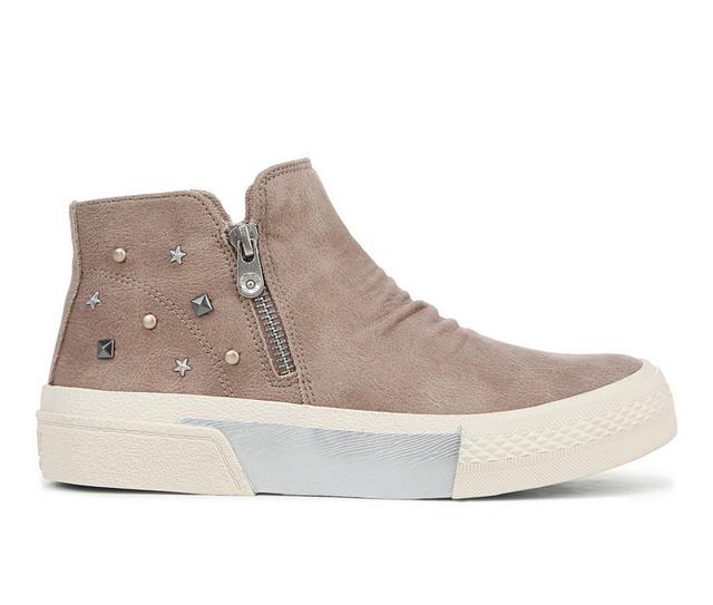 Women's Blowfish Malibu Wave Zip Sneaker Boots in Mushroom color