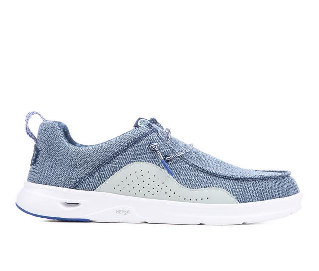 Men's HEYDUDE Wally Hey2O Casual Shoes in Sarg/Cloud Blu color