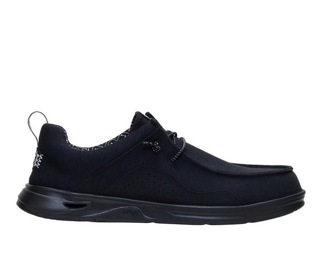 Men's HEYDUDE Wally Hey2O Casual Shoes in Black color