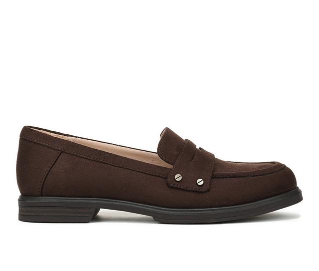 Women's Dr. Scholls Hello Loafer Shoes in Dark Umber color