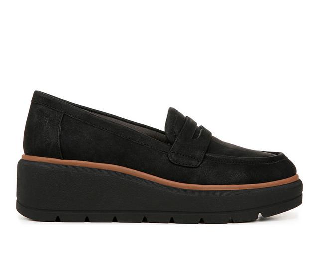 Women's Dr. Scholls Nice Day Max Loafers in Black color