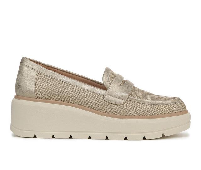 Women's Dr. Scholls Nice Day Max Loafers in Gold color