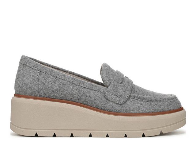 Women's Dr. Scholls Nice Day Max Loafers in Light Grey color