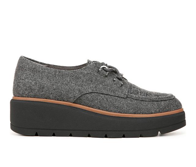 Women's Dr. Scholls Nice Day Max Oxfords in Charcoal color