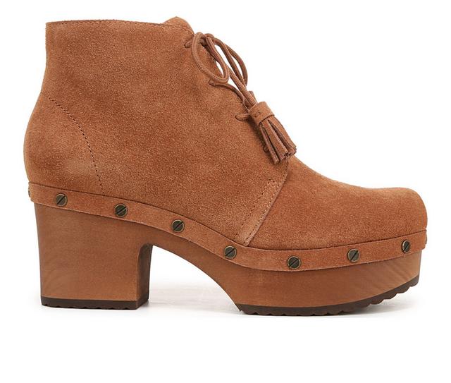 Women's Dr. Scholls Original Chic Booties in Honey Brown color