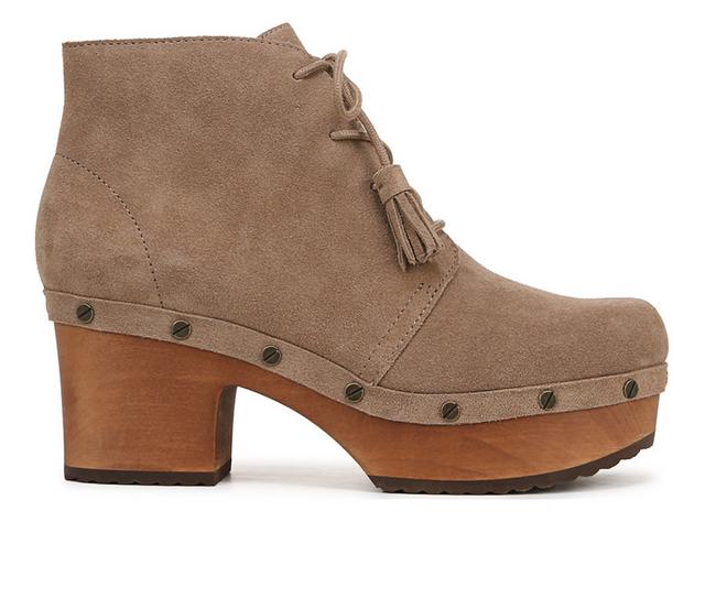 Women's Dr. Scholls Original Chic Booties in Mocha Taupe color