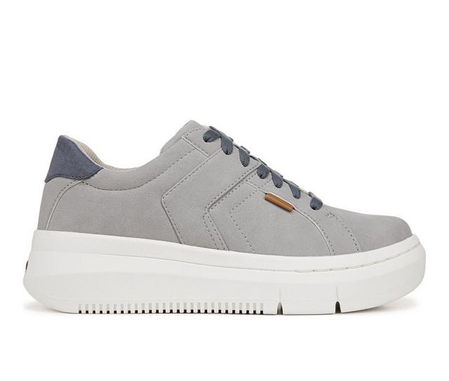 Women's Dr. Scholls Sadie Platform Wedge Sneakers in Grey color