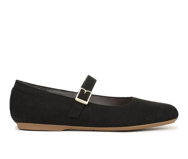 Women's Dr. Scholls Wexley Jane Flats in Black PU color