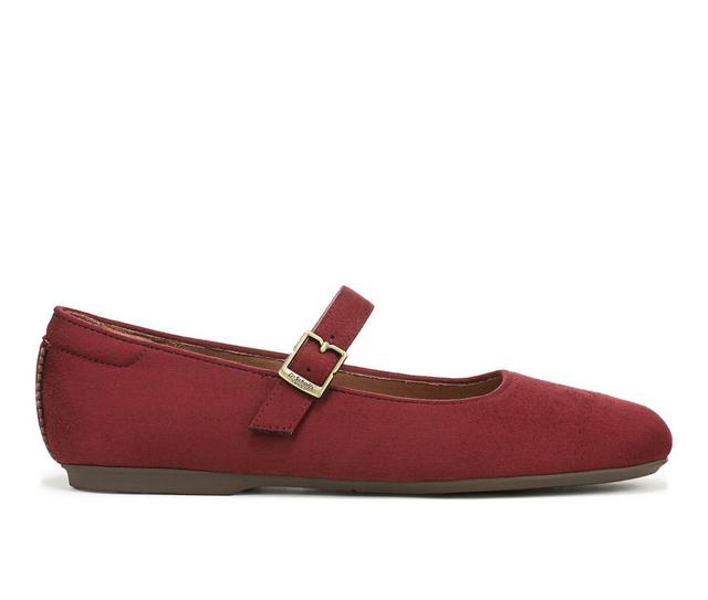 Women's Dr. Scholls Wexley Jane Flats in Burgundy color