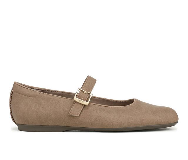 Women's Dr. Scholls Wexley Jane Flats in Wood Smoke color