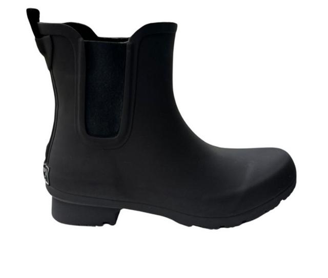 Women's Roma Boots Chelsea Rain Boots in Eggplant color