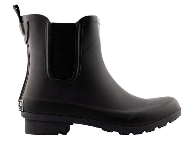 Women's Roma Boots Chelsea Rain Boots in Eggplant color