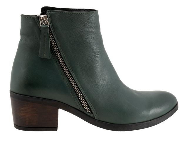 Women's Bueno Camila Booties in Hunter Green color