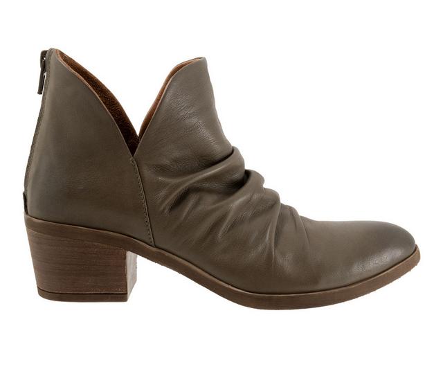 Women's Bueno Cori Booties in Green Khaki color