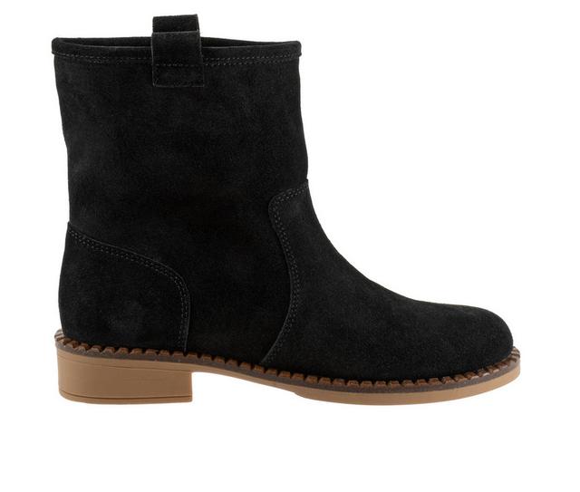 Women's Bueno Olina Booties in Black Suede color