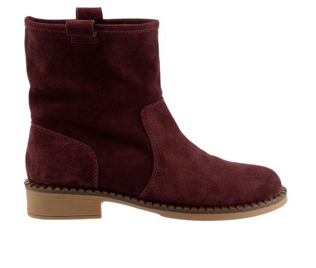 Women's Bueno Olina Booties in Merlot Suede color