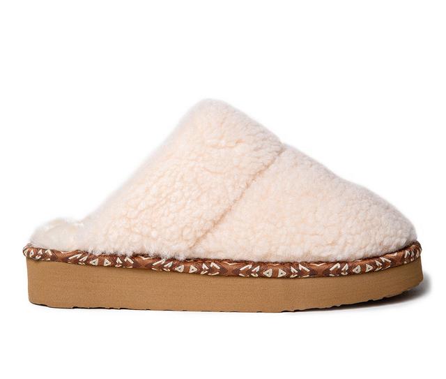 Minnetonka Cerise Women's Slippers in cream color