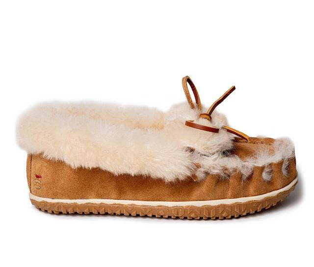 Minnetonka Ultimate Sheepskin Slippers in TAN color