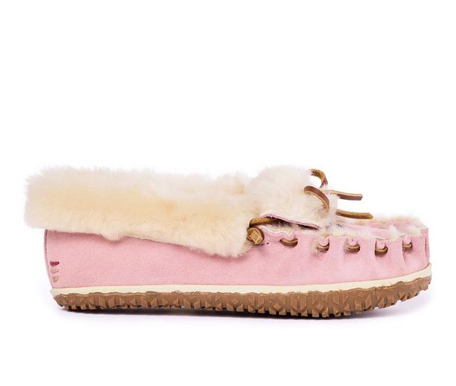 Minnetonka Ultimate Sheepskin Slippers in Blush color