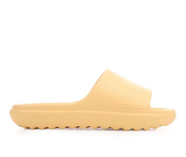 Women's Adidas Adilette Lumia Sport Slides in Tangerine color