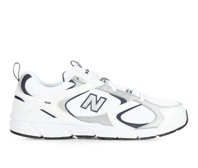 Adults' New Balance ML408 Sneakers in Wht/Nat/Indigo color