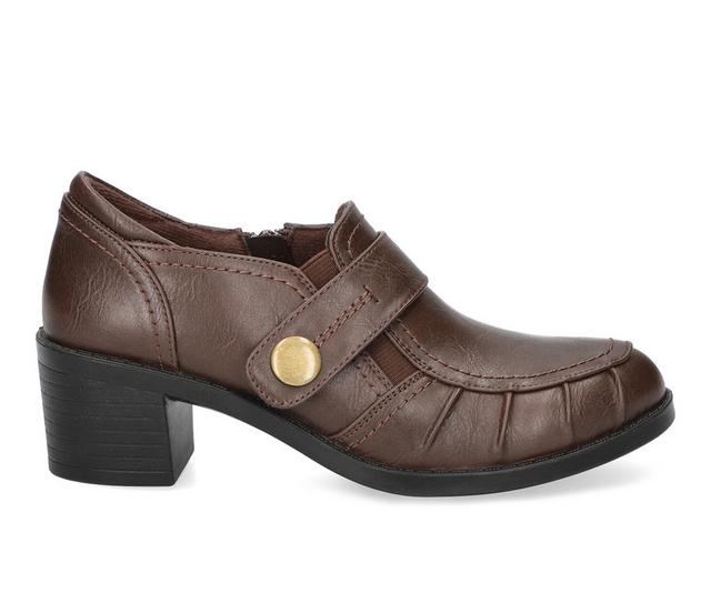 Women's Easy Street Ballad Clogs in brown color