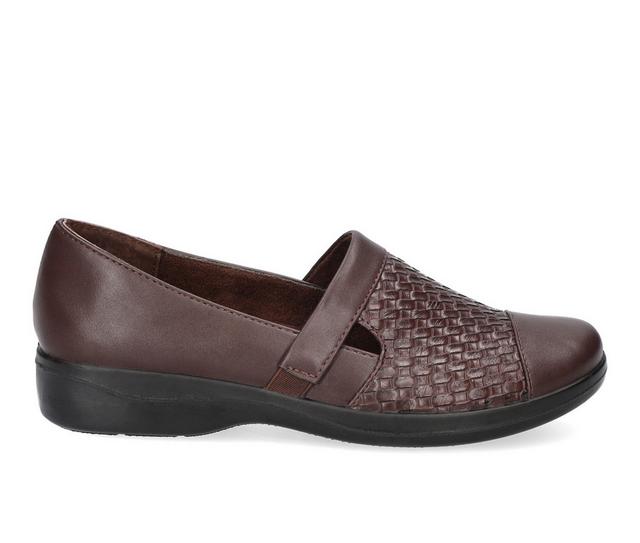 Women's Easy Street Destiny Loafers in Brown Woven color