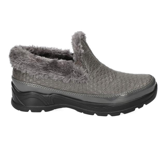 Women's Easy Street Flurry Winter Booties in Grey color