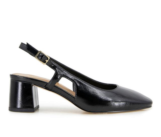 Women's KENSIE Lisa Slingback Pumps in Black color